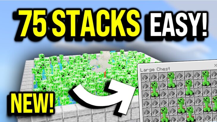 BEST INFINITE CREEPER Farm in Minecraft Bedrock, MCPE, Consoles 1.21!