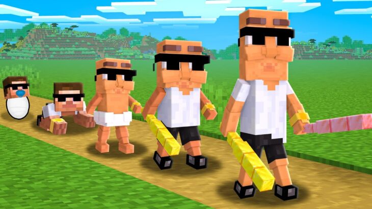 BIRTH to DEATH of Tung Tung Sahur in Minecraft!