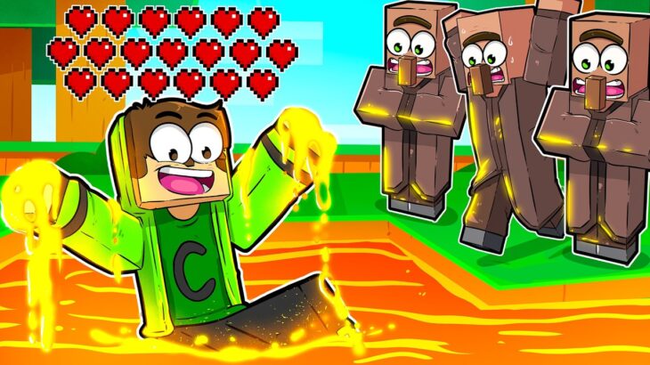 ENGANEI os VILLAGERS com 1.000.000 de CORAÇÕES no Minecraft!