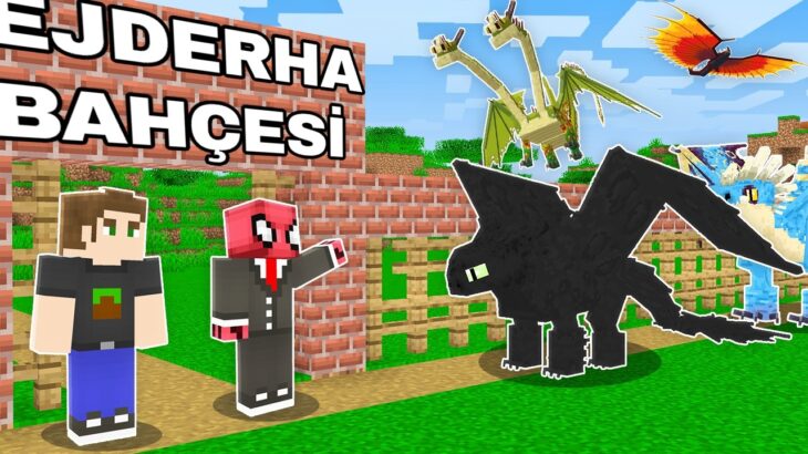 Ejderha Hayvanat Bahçesi Yaptık – Minecraft