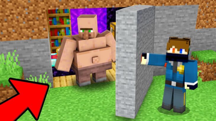 Finding Robber Villagers SECRET BASE in Minecraft