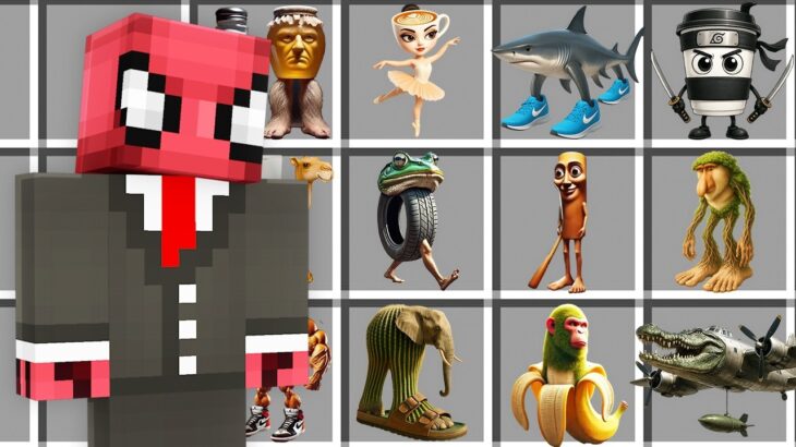 Hangi İtalyan Brainrot Daha Güçlü? – Minecraft