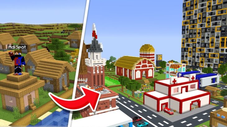 I Transformed A Village in Minecraft (#4)