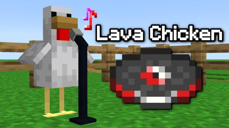I made Chickens dance to 🎶 Lava Chicken in Minecraft