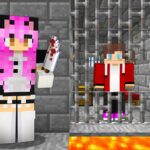 JJ Have A CRAZY FAN GIRL in Minecraft!