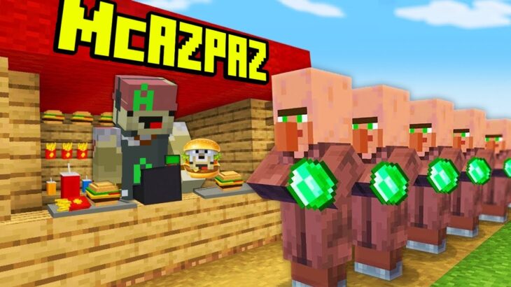J’ai Ouvert un RESTAURANT pour les Villageois sur Minecraft !