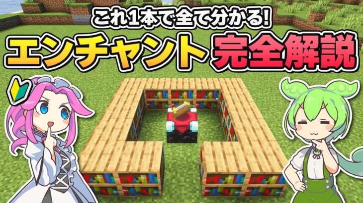 初心者向け！エンチャント完全解説｜基本的なやり方、仕組み、全効果を詳しく教えます！【マイクラ／マインクラフト／Java版】