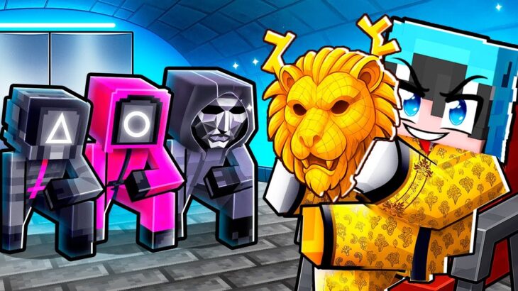 Jugando como VIP en los SQUID GAMES en Minecraft!