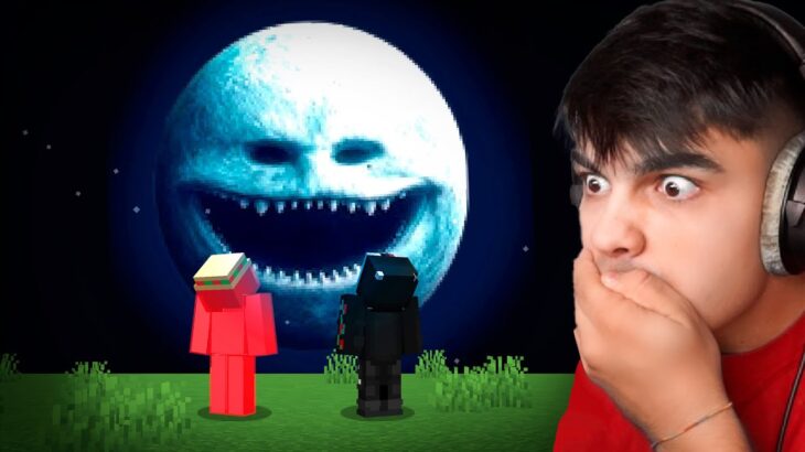 La LUNA Invadió Mi Mundo de Minecraft