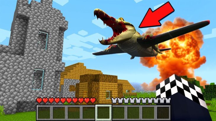 🐊ПОЖИРАТЕЛЬ БОМБАРДИРО КРОКОДИЛО НАПАЛ НА ДЕРЕВНЮ В МАЙНКРАФТ! ШЕДИ MINECRAFT