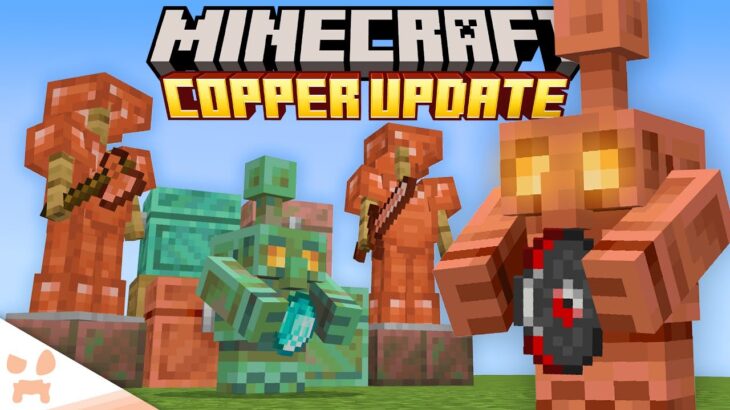 MINECRAFT JUST ADDED THE COPPER GOLEM, COPPER CHESTS, + COPPER GEAR