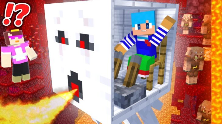 MOBの中にこっそり隠れてたら気づかれる？【まいくら / マインクラフト】