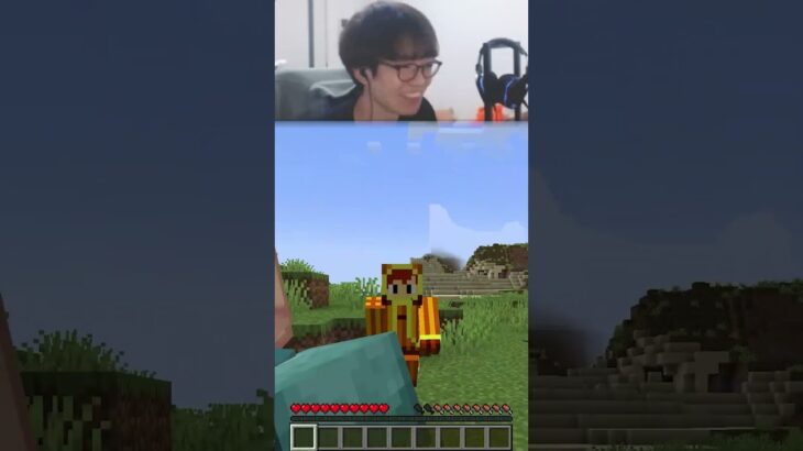 【マイクラ】キモいスティーブに追いかけられるｗ（ マインクラフト ・ MOD ）#shorts #minecraft #マイクラ #マインクラフト #いつお