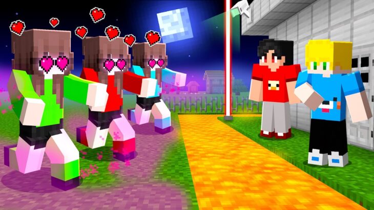 Maldição do Amor vs. Casa Segura no Minecraft!