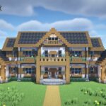 【マイクラ建築】ペールオークとトウヒの家の作り方【マインクラフト】【Minecraft】