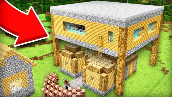 НИКТО НЕ ЗНАЕТ ЧТО ЭТО ЗА ДОМ В ДЕРЕВНЕ ЖИТЕЛЕЙ В МАЙНКРАФТ | Компот Minecraft