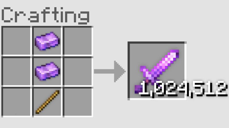 Minecraft, But Crafts Are Multiplied…