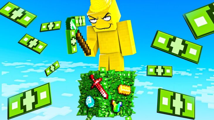 Minecraft But It’s One Trillionaire Block