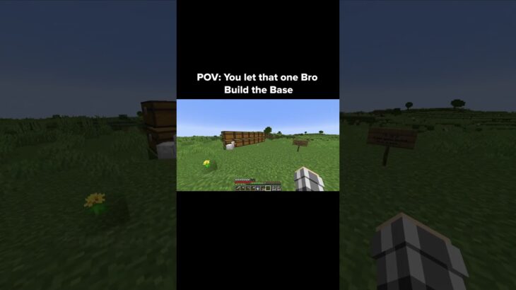 Minecraft Constructing Moment