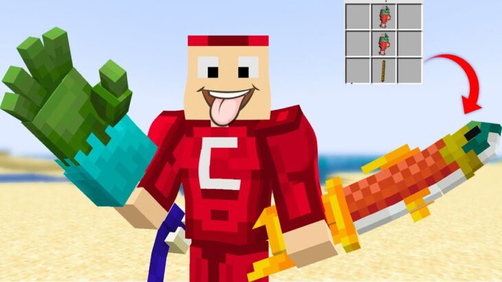 Minecraft Nhưng Mob Cho Vũ Khí Cực Mạnh