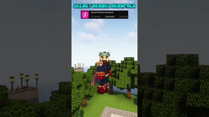 Minecraft Superheroes Mods ! #1 #shorts #minecraft