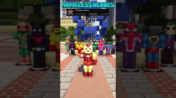 Minecraft Superheroes Mods ! #2 #shorts #minecraft