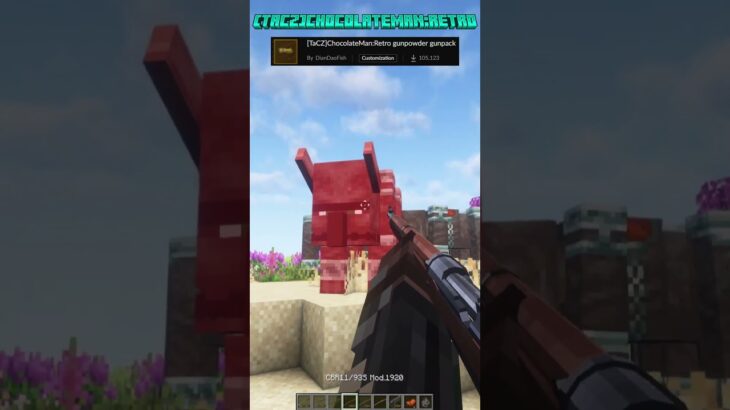 Minecraft TaCZ Mods ! #7 #shorts #minecraft
