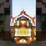 赤屋根の小さめなお家🏠【Minecraft】#shorts #Minecraft #マインクラフト #マイクラ建築 #Minecraftbuilds