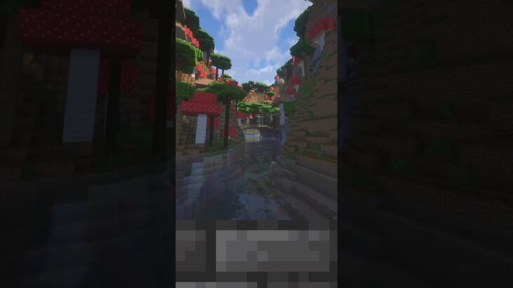 スケールが巨大な地形Mod #マイクラ #minecraft #shorts
