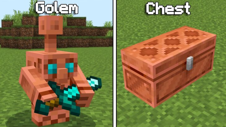 Mojang Finally Added COPPER GOLEM In Minecraft 1.22 (Hindi)