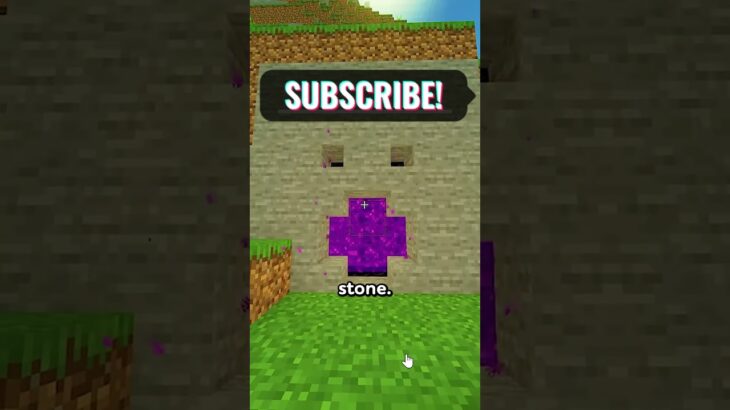 NEW CREEPER PORTAL INTO MINECRAFT! #shorts #minecraft