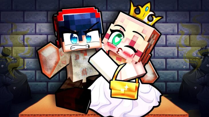 PEASANT And PRINCESS FORBIDDEN LOVE in Minecraft!