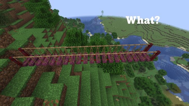 This mod adds bridges to minecraft