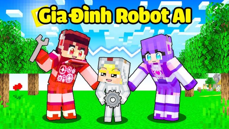 Tô Gà Được Nhận Nuôi Bởi Gia Đình Robot AI Trong Minecraft!