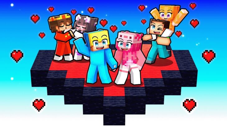 Ukri und Lea sind auf einem HERZ BLOCK in Minecraft!