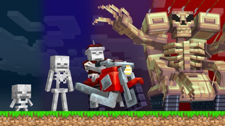 Upgrading Skeleton Into a GOD in Minecraft
