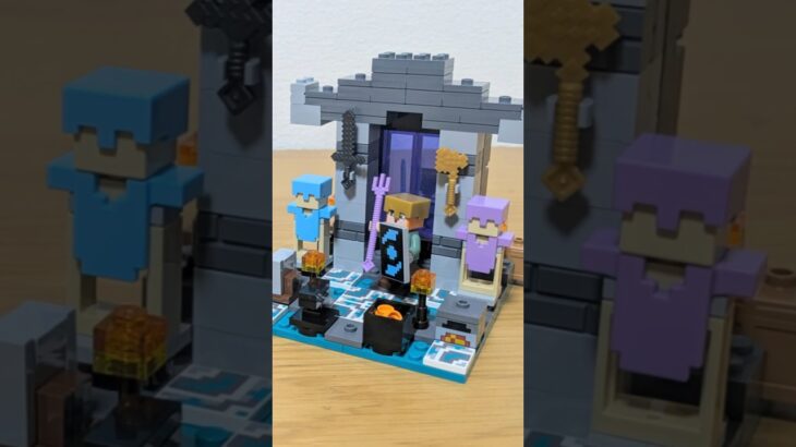 レゴマインクラフト　かっこいいネザーゲートの作り方　#lego #minecraft #マイクラ建築
