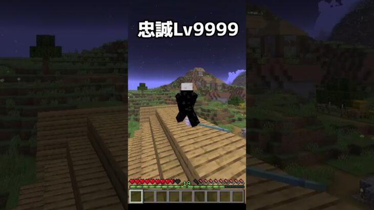忠誠心が強すぎて逆に回収できないトライデント #minecraft  #マインクラフト #マイクラ #minecraft  #shorts