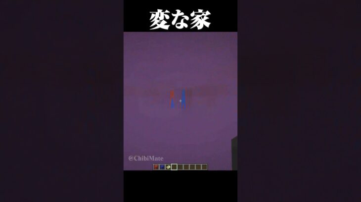こんな変な家見たことある？ #マイクラ #minecraft #マインクラフト #shorts