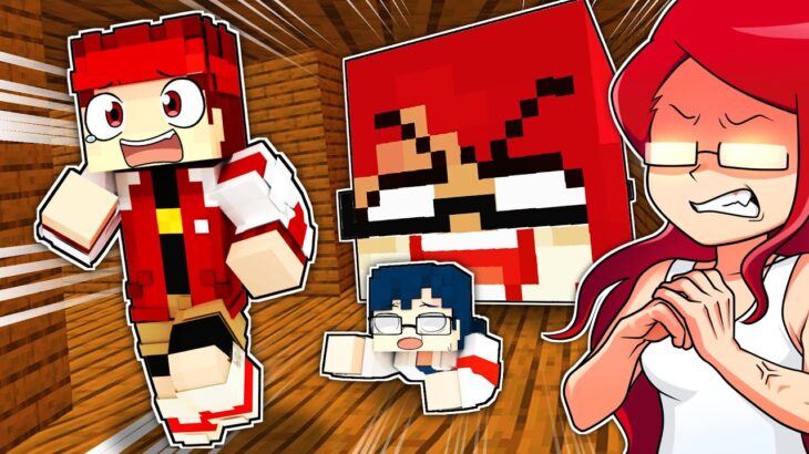 巨大な最強お母さんの顔から逃げろ！！ 【マイクラ/マインクラフト】