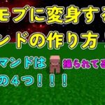 モブに変身するコマンドを紹介！！！！！！！ #マイクラ #マインクラフト #変身 #モブに変身 #楽しい #面白いコマンド