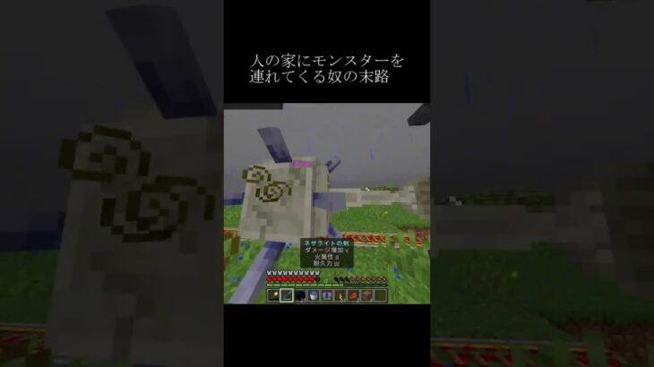 人の家にモンスターを連れてくる奴の末路