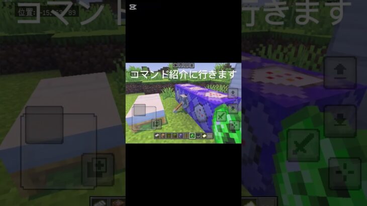 マインクラフトのコマンド紹介　#マイクラ #コマンド