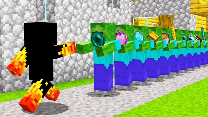 zumbis me ajudam a zerar o minecraft