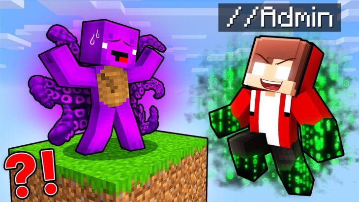 JJ Use Admin Commands to Troll Dark Mikey in Minecraft (Maizen)