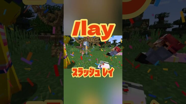 【マイクラ️⭕️知識】Java限定仰向けで寝転がれるコマンド知ってる？【Minecraft/minecraft/まいくら】