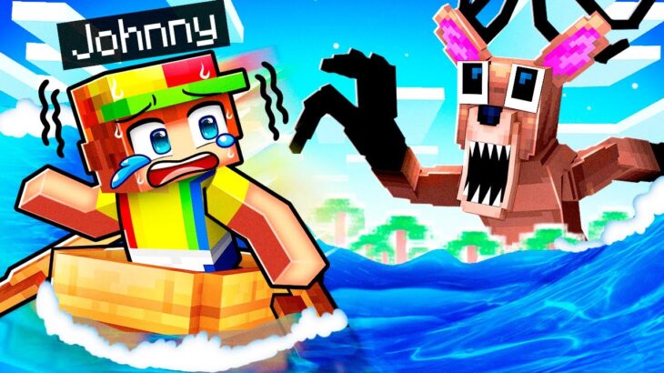 Using Admin Commands on One 99 Nights Raft in Minecraft!