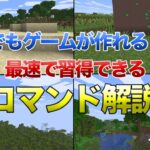 【最速習得】マインクラフトで自分の理想のゲームを作ろう！【Java版コマンド解説】